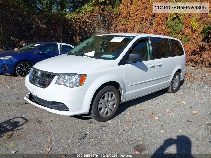 2015 Dodge Grand Caravan Se VIN: 2C4RDGBG6FR599306 Lot: 40597079