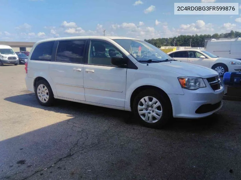 2015 Dodge Grand Caravan Se VIN: 2C4RDGBG3FR599876 Lot: 40599769