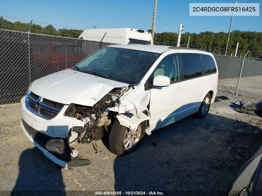 2015 Dodge Grand Caravan Sxt VIN: 2C4RDGCG8FR516425 Lot: 40616155