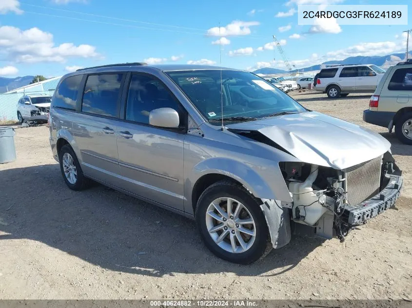 2015 Dodge Grand Caravan Sxt VIN: 2C4RDGCG3FR624189 Lot: 40624882