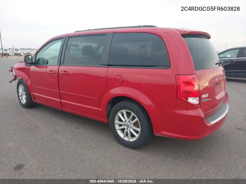 2C4RDGCG5FR603828 2015 Dodge Grand Caravan Sxt