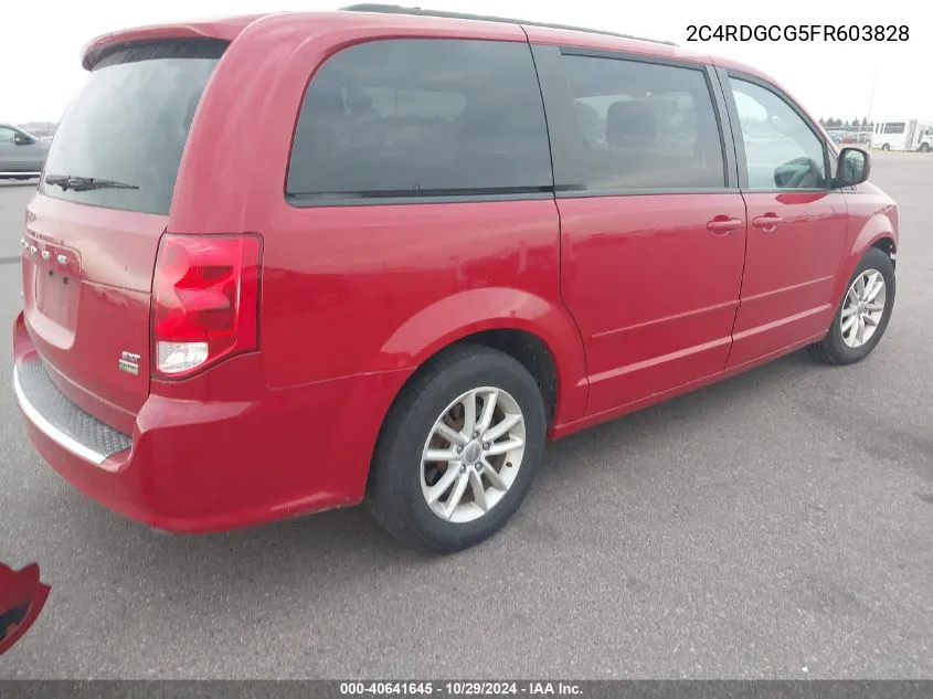 2C4RDGCG5FR603828 2015 Dodge Grand Caravan Sxt