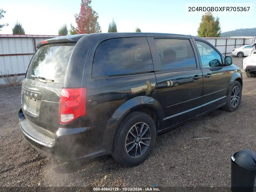 2C4RDGBGXFR705367 2015 Dodge Grand Caravan Se Plus