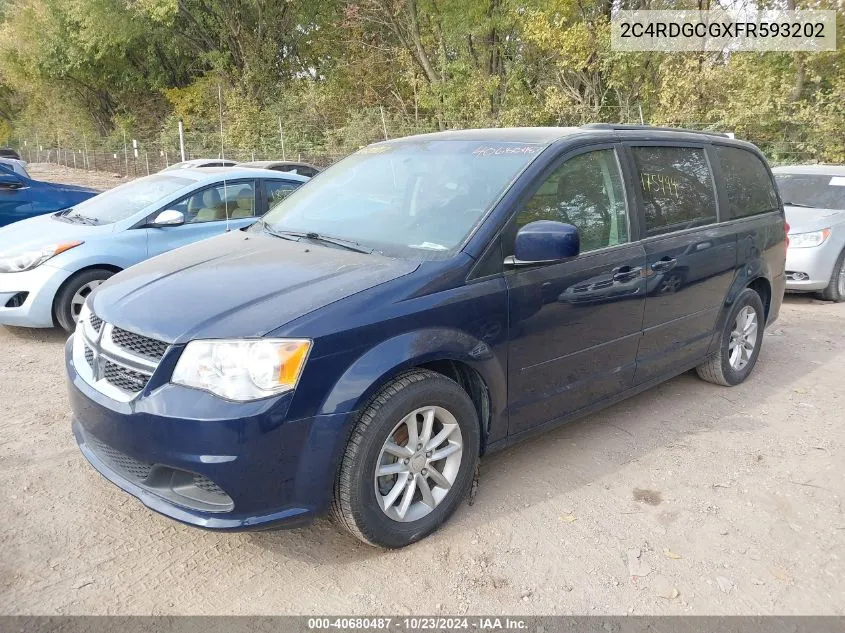 2C4RDGCGXFR593202 2015 Dodge Grand Caravan Sxt