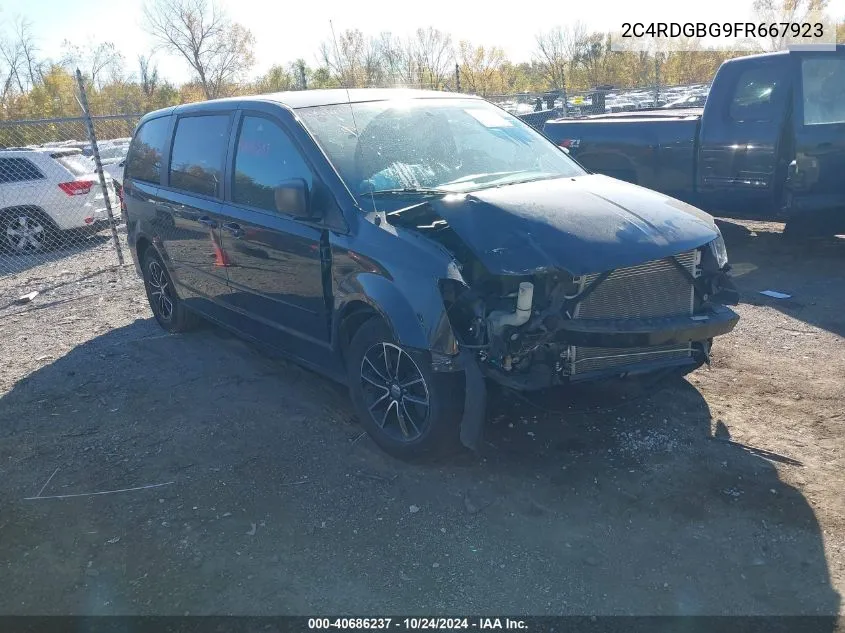 2C4RDGBG9FR667923 2015 Dodge Grand Caravan Se