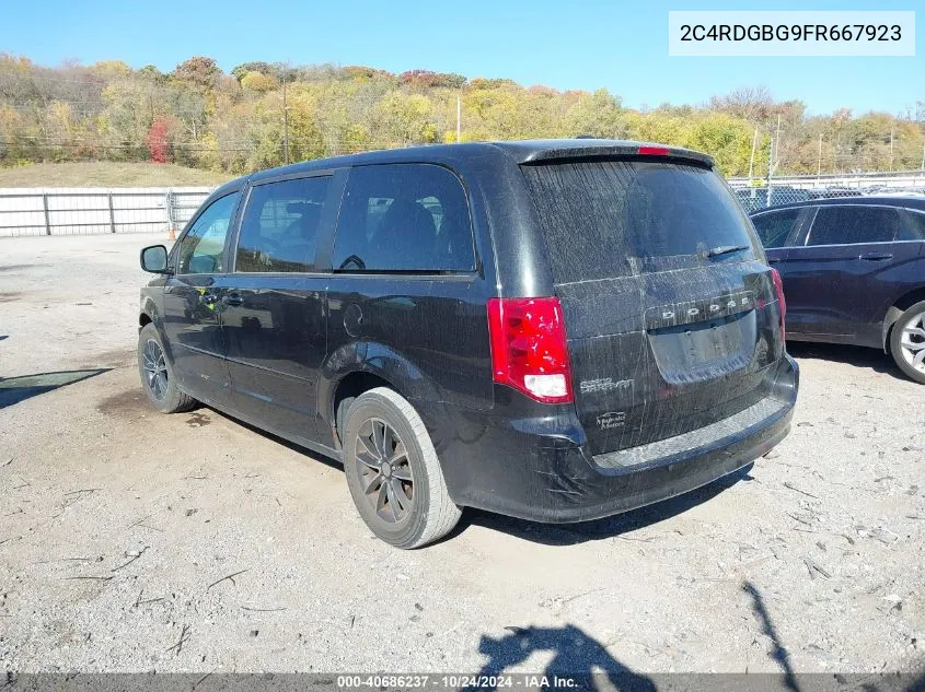 2C4RDGBG9FR667923 2015 Dodge Grand Caravan Se