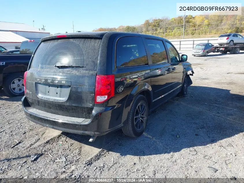 2C4RDGBG9FR667923 2015 Dodge Grand Caravan Se