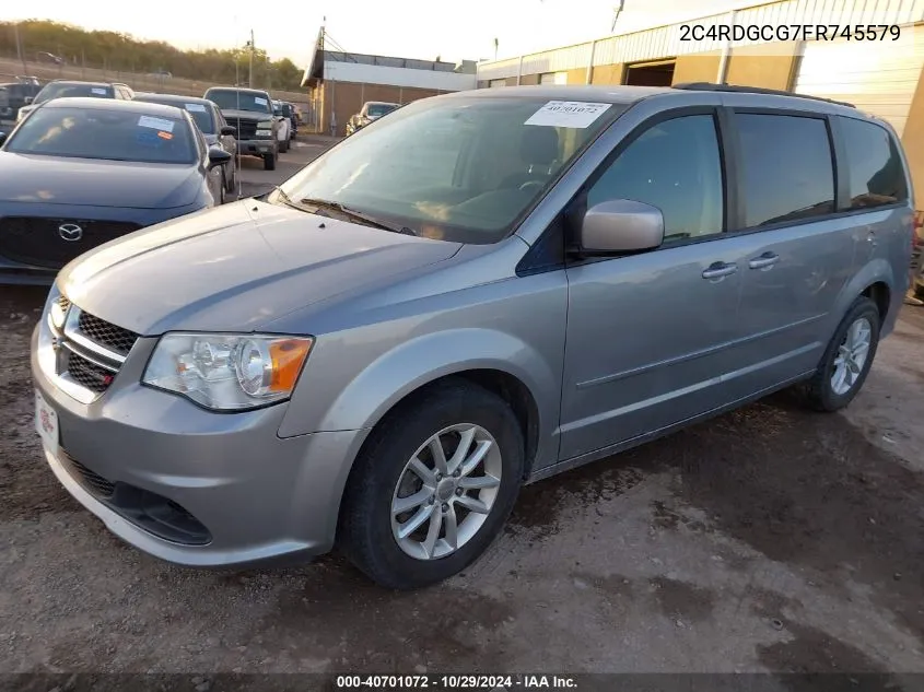 2C4RDGCG7FR745579 2015 Dodge Grand Caravan Sxt