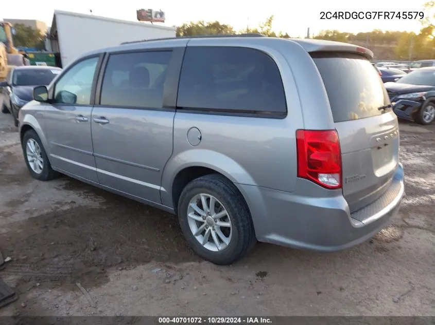 2C4RDGCG7FR745579 2015 Dodge Grand Caravan Sxt