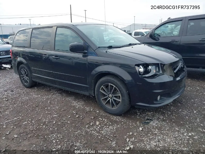 2015 Dodge Grand Caravan Sxt Plus VIN: 2C4RDGCG1FR737395 Lot: 40731202