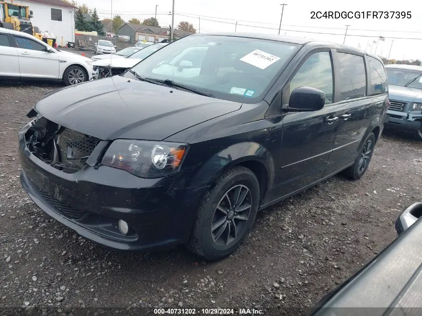 2015 Dodge Grand Caravan Sxt Plus VIN: 2C4RDGCG1FR737395 Lot: 40731202