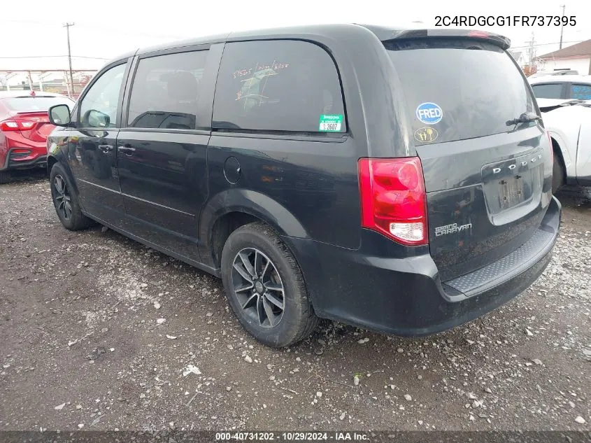 2C4RDGCG1FR737395 2015 Dodge Grand Caravan Sxt Plus