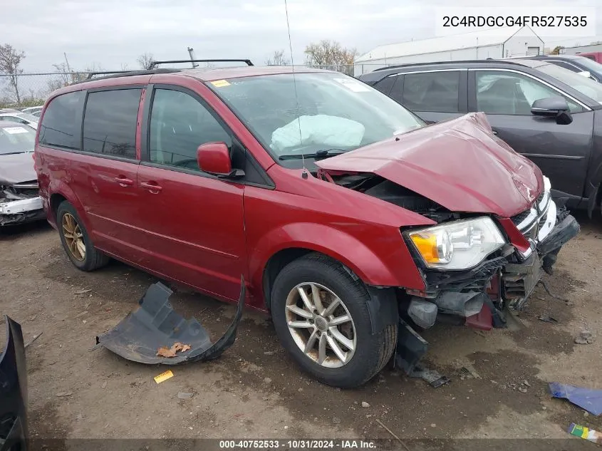 2015 Dodge Grand Caravan Sxt VIN: 2C4RDGCG4FR527535 Lot: 40752533