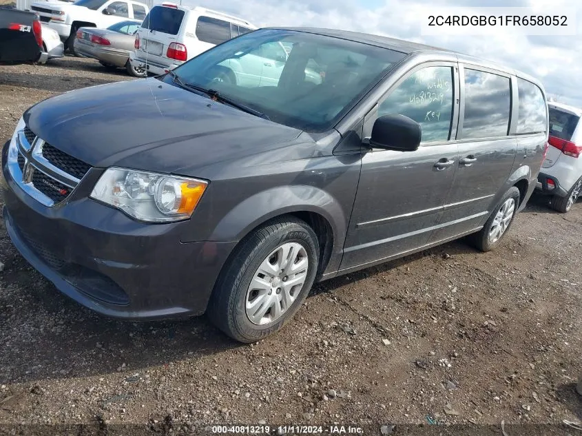 2C4RDGBG1FR658052 2015 Dodge Grand Caravan Se