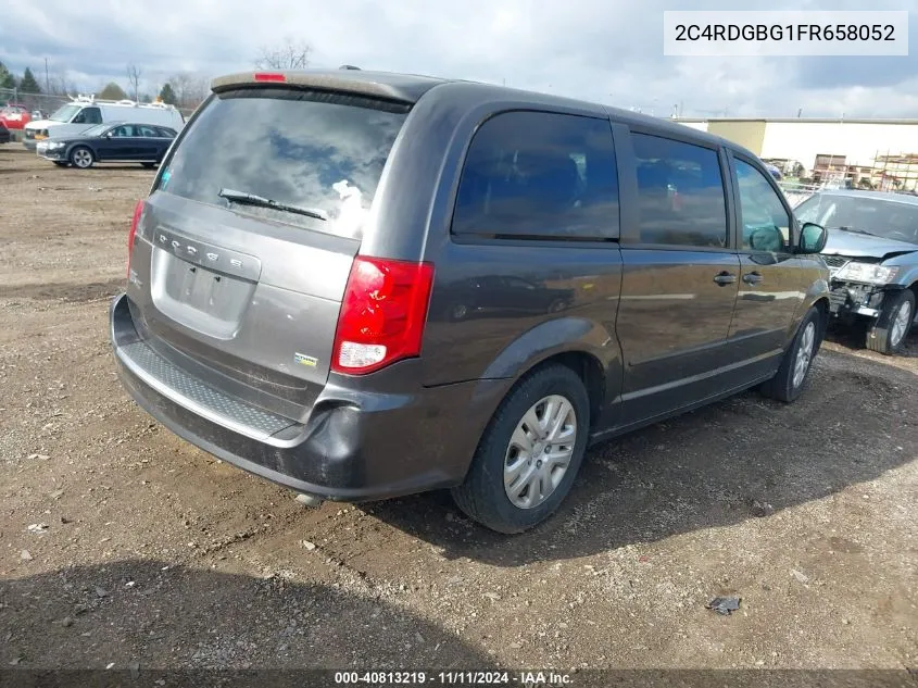 2C4RDGBG1FR658052 2015 Dodge Grand Caravan Se