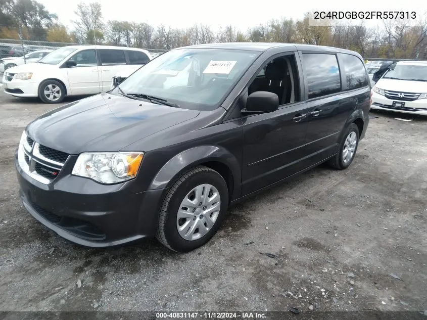 2015 Dodge Grand Caravan Se VIN: 2C4RDGBG2FR557313 Lot: 40831147