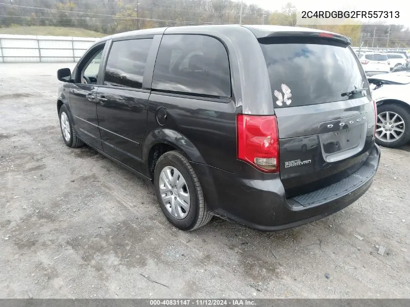 2015 Dodge Grand Caravan Se VIN: 2C4RDGBG2FR557313 Lot: 40831147