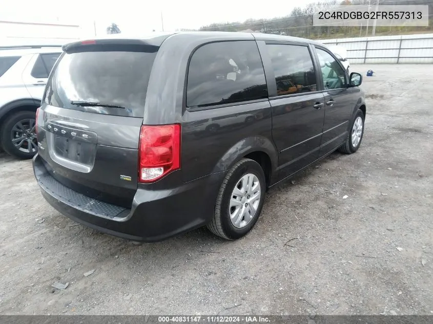 2015 Dodge Grand Caravan Se VIN: 2C4RDGBG2FR557313 Lot: 40831147