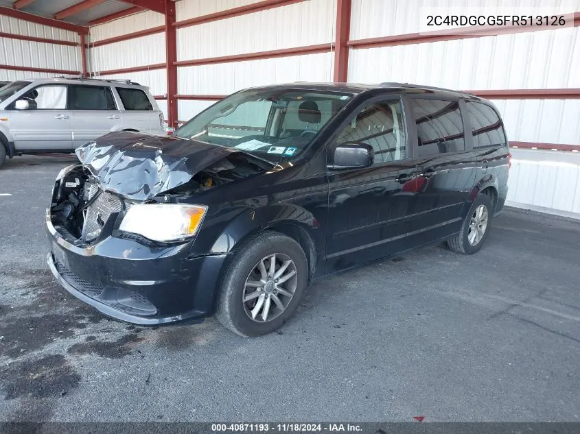 2C4RDGCG5FR513126 2015 Dodge Grand Caravan Sxt