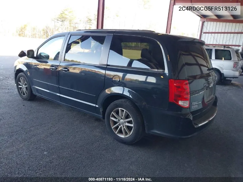 2C4RDGCG5FR513126 2015 Dodge Grand Caravan Sxt