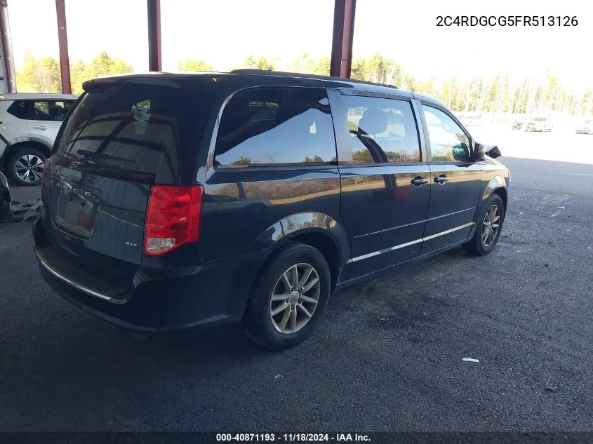 2C4RDGCG5FR513126 2015 Dodge Grand Caravan Sxt