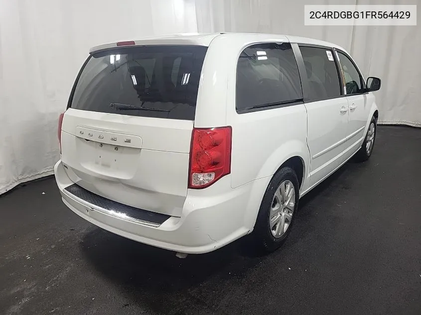 2015 Dodge Grand Caravan Se VIN: 2C4RDGBG1FR564429 Lot: 40894561