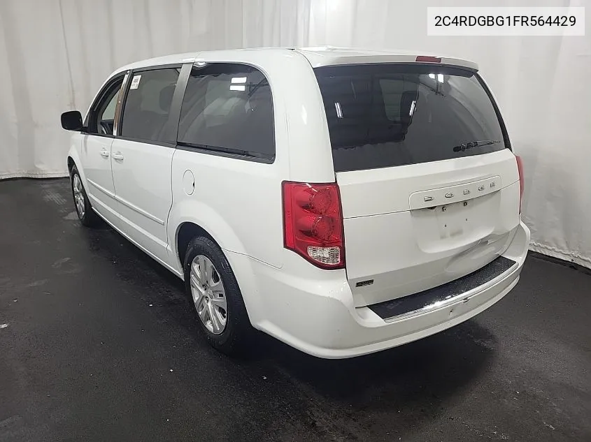 2015 Dodge Grand Caravan Se VIN: 2C4RDGBG1FR564429 Lot: 40894561