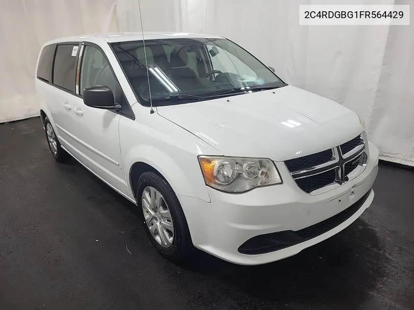 2015 Dodge Grand Caravan Se VIN: 2C4RDGBG1FR564429 Lot: 40894561