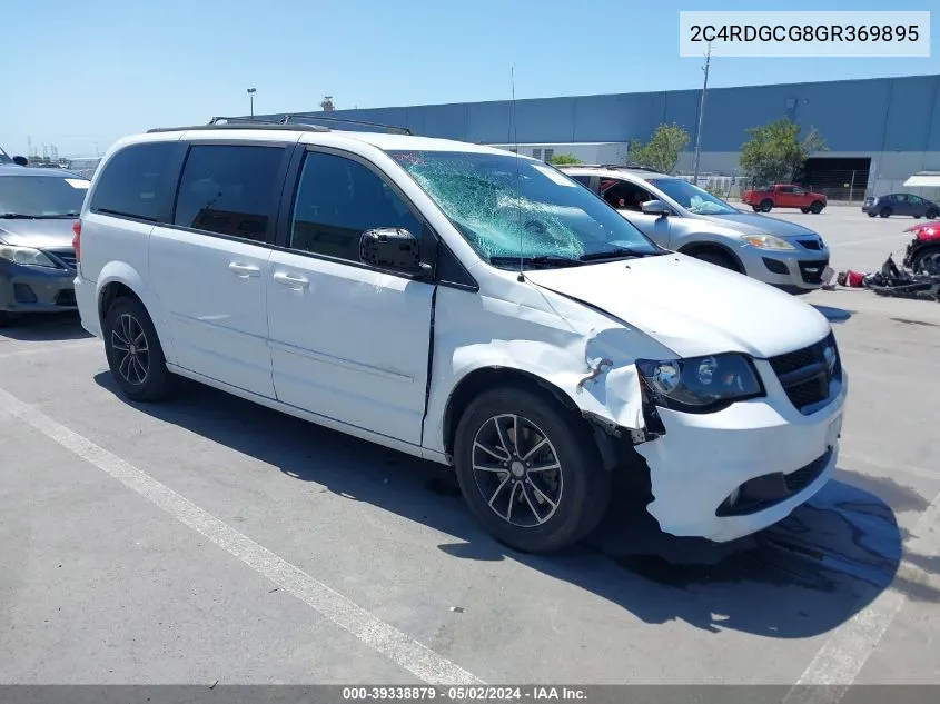 2C4RDGCG8GR369895 2016 Dodge Grand Caravan Sxt