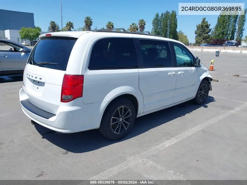 2C4RDGCG8GR369895 2016 Dodge Grand Caravan Sxt