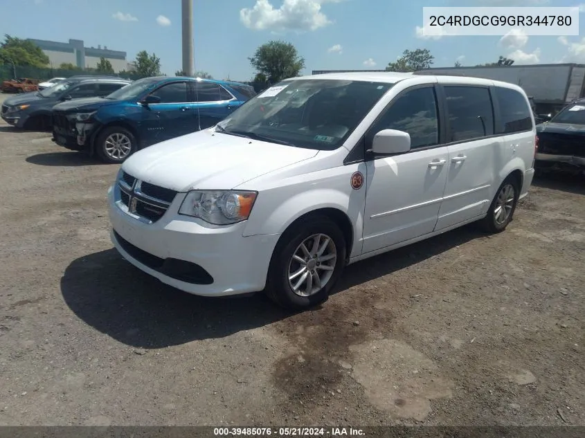 2C4RDGCG9GR344780 2016 Dodge Grand Caravan Sxt