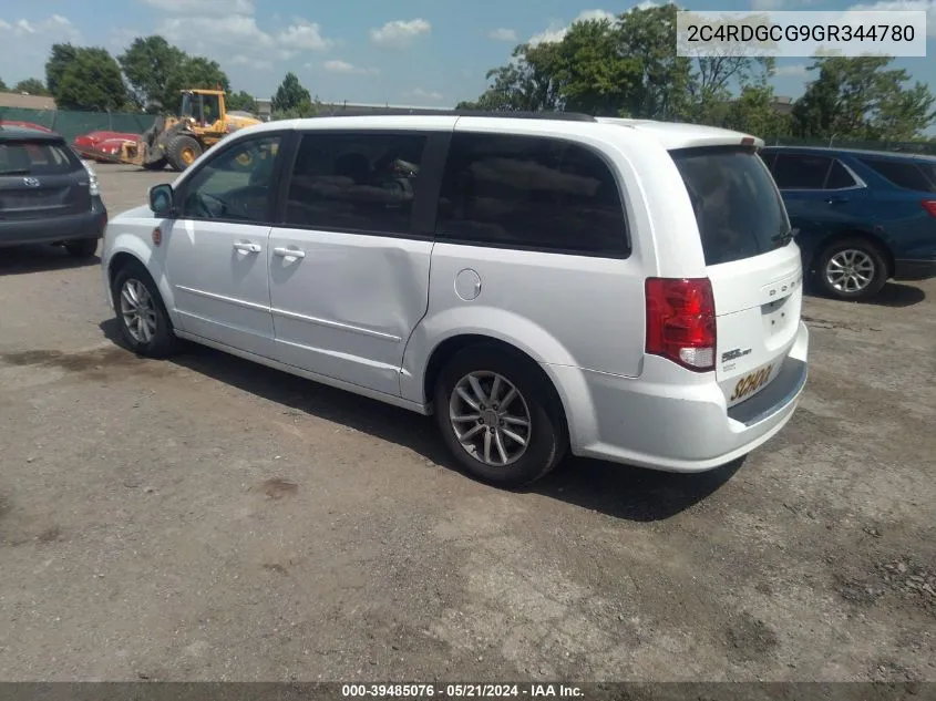 2C4RDGCG9GR344780 2016 Dodge Grand Caravan Sxt