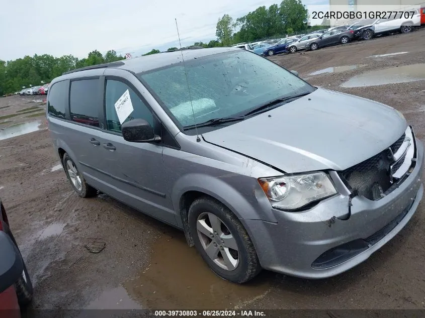 2016 Dodge Grand Caravan Se/Sxt VIN: 2C4RDGBG1GR277707 Lot: 39730803