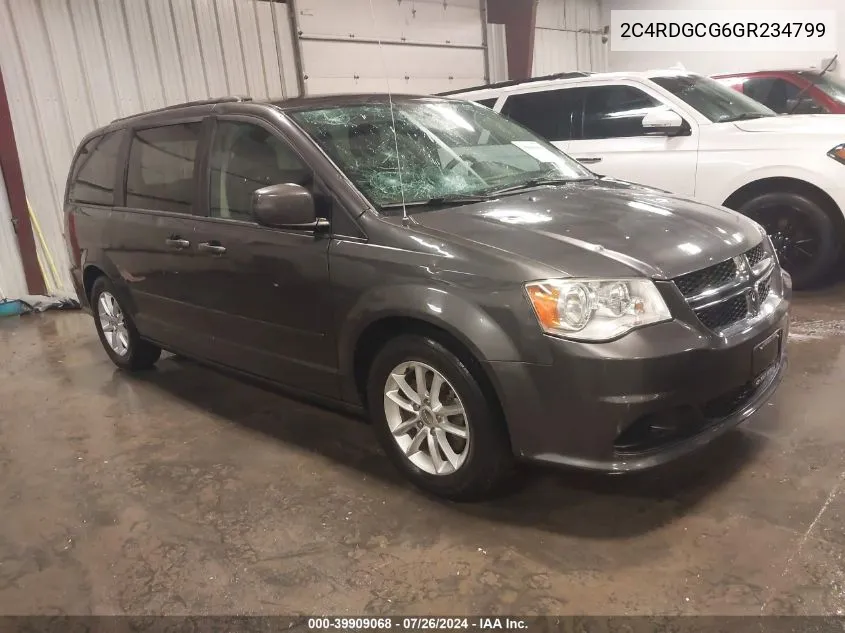 2016 Dodge Grand Caravan Sxt VIN: 2C4RDGCG6GR234799 Lot: 39909068