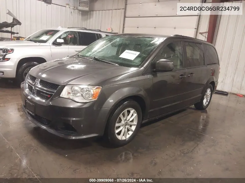 2016 Dodge Grand Caravan Sxt VIN: 2C4RDGCG6GR234799 Lot: 39909068