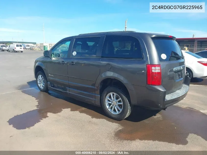 2016 Dodge Grand Caravan Sxt VIN: 2C4RDGCG7GR225965 Lot: 40006210