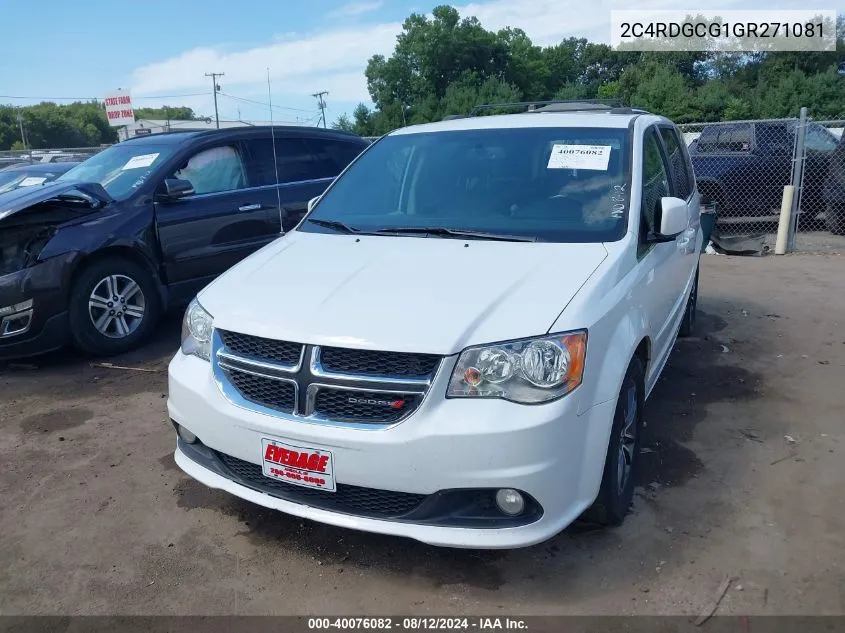 2C4RDGCG1GR271081 2016 Dodge Grand Caravan Sxt