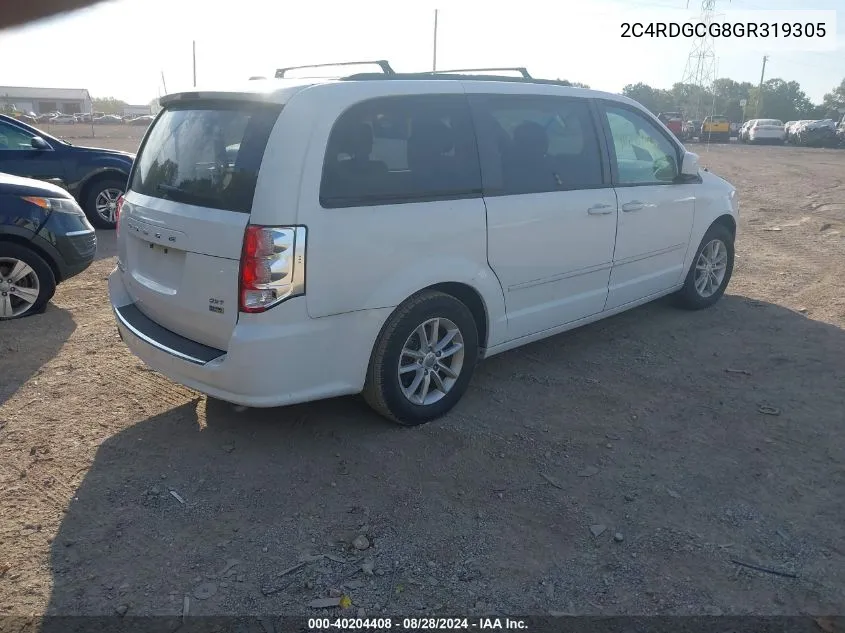 2C4RDGCG8GR319305 2016 Dodge Grand Caravan Sxt