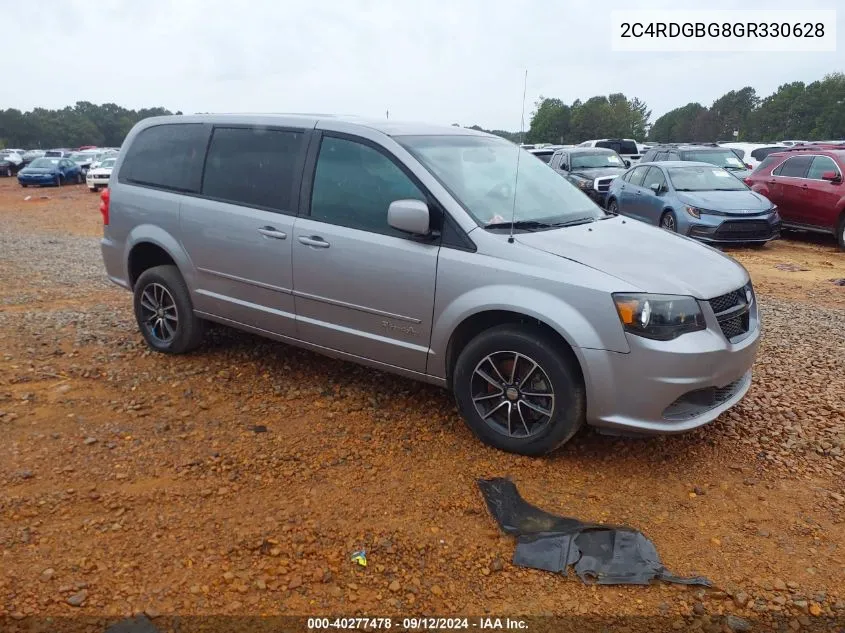 2016 Dodge Grand Caravan Se Plus VIN: 2C4RDGBG8GR330628 Lot: 40277478