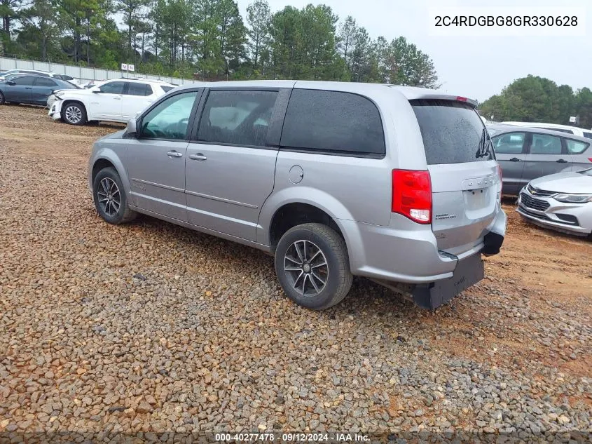 2016 Dodge Grand Caravan Se Plus VIN: 2C4RDGBG8GR330628 Lot: 40277478