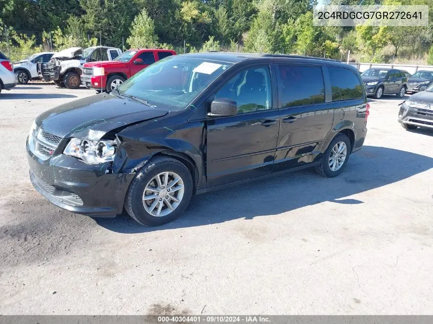 2C4RDGCG7GR272641 2016 Dodge Grand Caravan Sxt