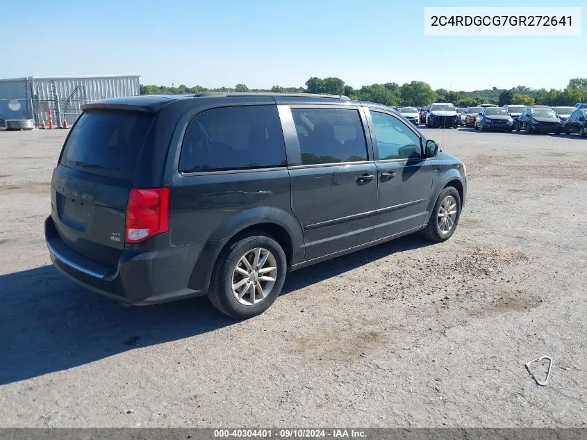 2C4RDGCG7GR272641 2016 Dodge Grand Caravan Sxt