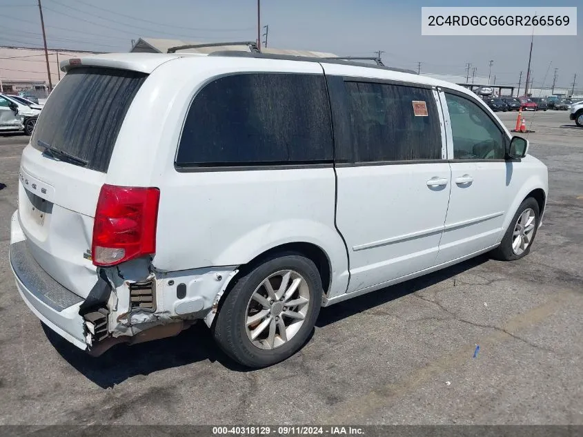 2C4RDGCG6GR266569 2016 Dodge Grand Caravan Sxt