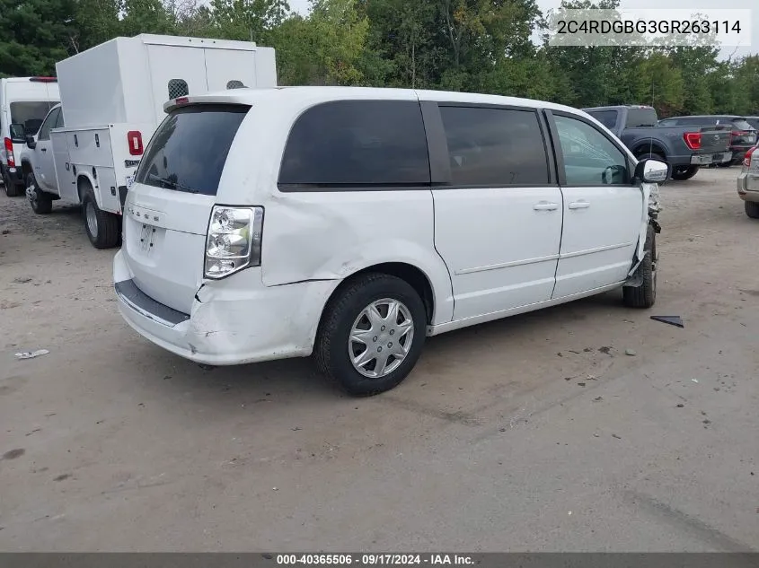 2C4RDGBG3GR263114 2016 Dodge Grand Caravan Se