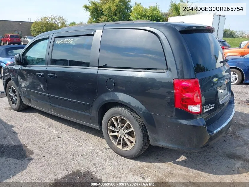 2C4RDGEG0GR265754 2016 Dodge Grand Caravan R/T