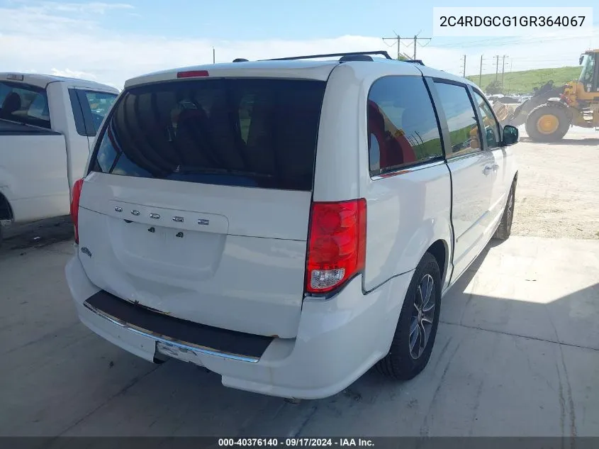 2C4RDGCG1GR364067 2016 Dodge Grand Caravan Sxt