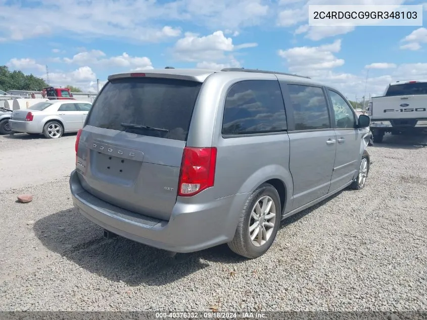 2C4RDGCG9GR348103 2016 Dodge Grand Caravan Sxt