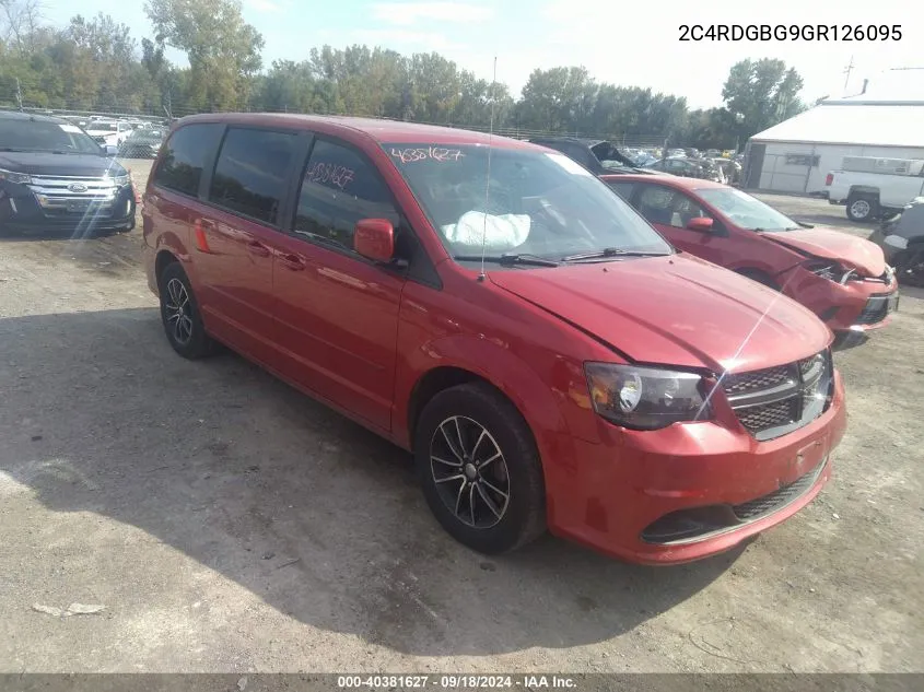 2C4RDGBG9GR126095 2016 Dodge Grand Caravan Se Plus