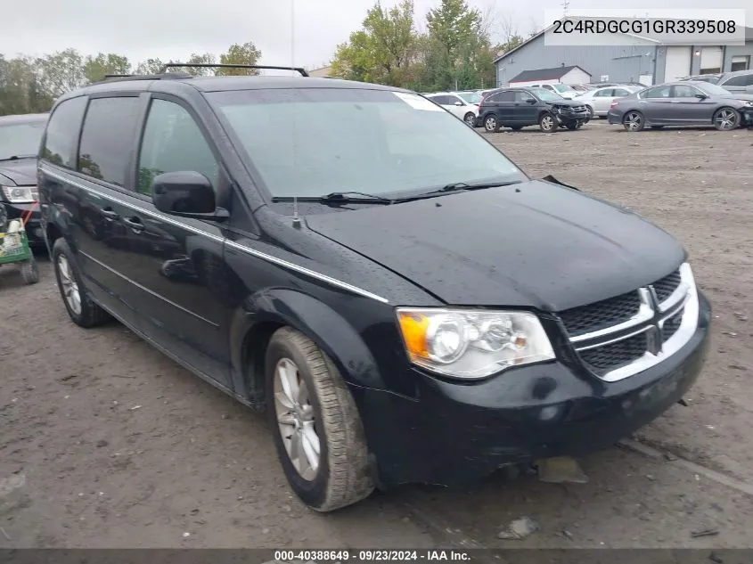 2C4RDGCG1GR339508 2016 Dodge Grand Caravan Sxt