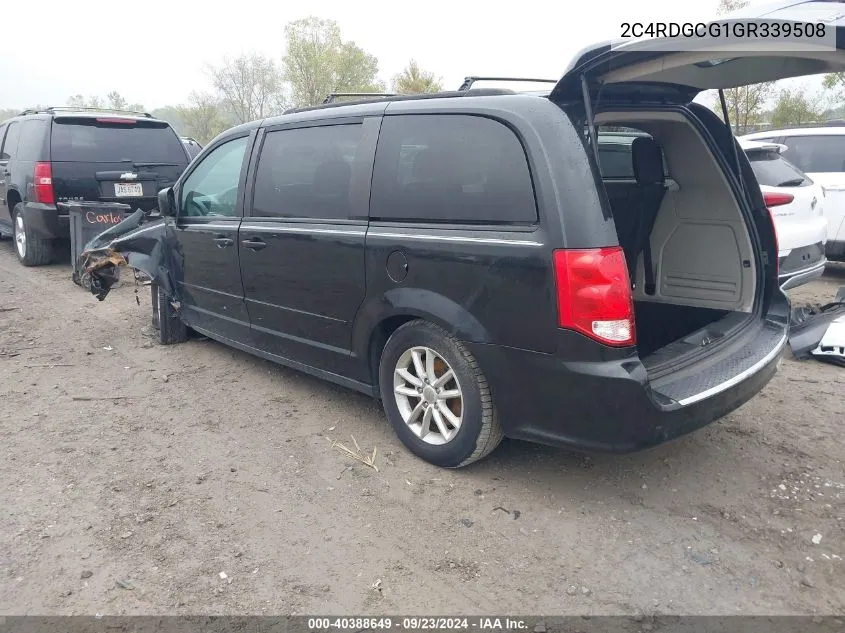 2C4RDGCG1GR339508 2016 Dodge Grand Caravan Sxt